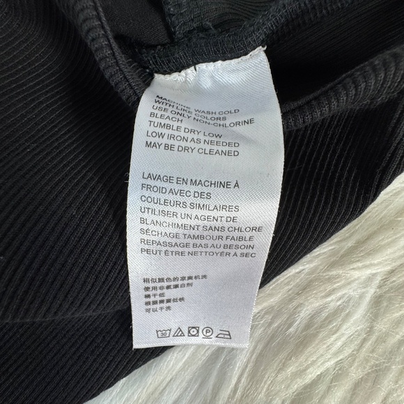 Free People Women's Black  Have My Heart Cropped Top Sz S - Picture 8 of 8